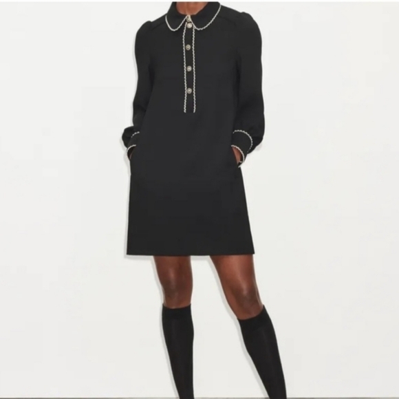 ME+EM Dresses & Skirts - Me+Em Contrast Detail Shift Dress